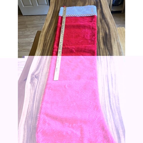 Rare Vintage Extra Large Unbranded 60” X 13” Christmas Stocking - Picture 11 of 12